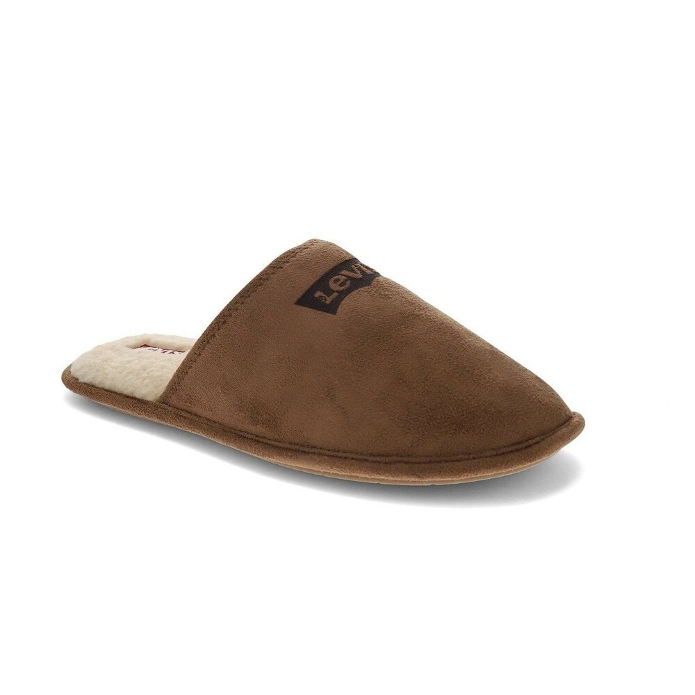 Levi's Mens Milton 2 Microsuede Comfort Memory Foam Slippers Sz: M 8-9
